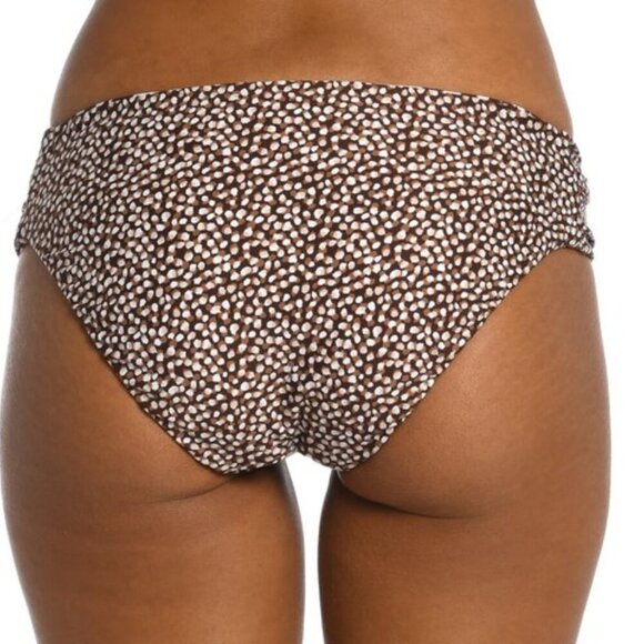 La Blanca Fierce Lines Reversible Side Shirred Hipster Bottom - Picture 14 of 14